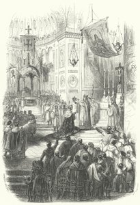 Coronation of Baldwin I as Latin Emperor in Constantinople by European School