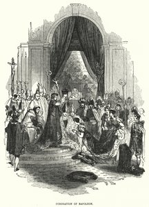 Coronation of Napoleon by European School