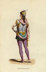 Italian Military Costume by European School