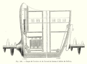 Cross-section of the Rear and Front of Dallery