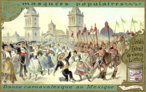 Dancing at a carnival in Mexico by European School