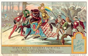 Death of Charles the Bold at the Battle of Nancy by European School