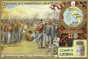 Disembarkation of the thousand, Marsala, Sicily, 11 May 1860