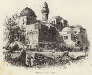 The Cenacle or Tomb of David by European School