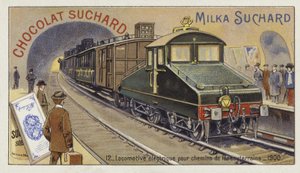Electric locomotive for underground railways, 1900 by European School