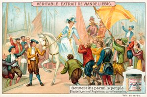 Elizabeth I of England amongst her Navy