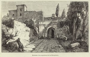 Entrance to the Tombs of the Scipios by European School