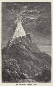 Eruption of Cotopaxi in 1741 by European School
