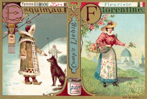 Eskimo woman and Florentine florist
