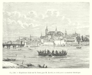 Experiment Conducted on the Neva by Mr. Jacobi in 1839 with an Electric Motor by European School