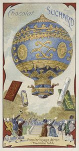 First Manned Balloon Flight, November 1783