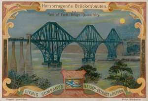 Forth Bridge over the Firth of Forth, Scotland by European School