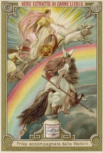 Frigg accompanied by the Valkyries by European School