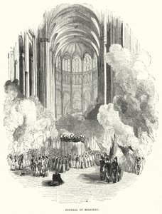 Funeral of Mirabeau by European School