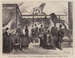 Fur goods section at the Berlin Exhibition Of Trade And Industry, Germany by European School