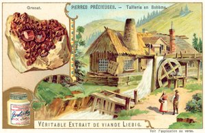 Gem cutting works in Bohemia