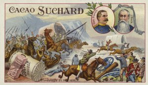 Generals French and Kock and the Battle of Elandslaagte, Boer War, 21 October 1899 by European School