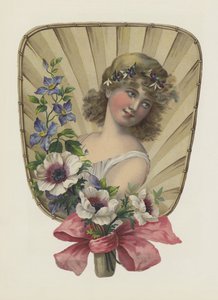 Girl with flowers