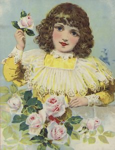 Girl with Roses
