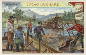 Gold prospectors, Alaska by European School