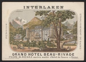 Grand Hotel Beau-Rivage, Interlaken by European School