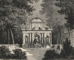 Grotto of Marie de Medici at Luxembourg (engraving) by European School