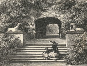 Grotto of Thetis at Sans-Souci (engraving) by European School
