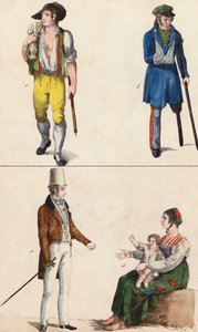 Happy and Unhappy People by European School