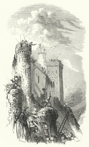 Henry the Blind, Count of Luxembourg, Besieging Bouillon Castle by European School
