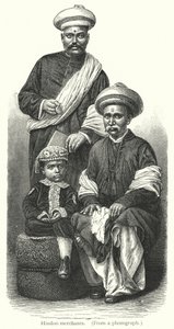 Hindoo merchants by European School