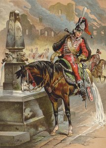 Illustration for Adventures of Baron Munchausen by European School