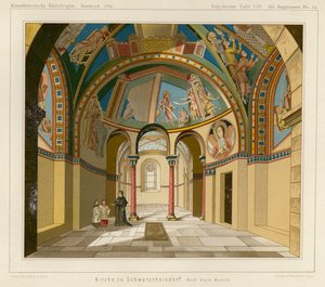Interior of the Church of Schwarzrheindorf, Bonn, Germany