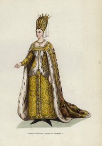 Isabeau of Bavaria, Wife of Charles VI by European School