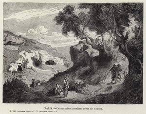 Italy, Israelite Catacombs near Venosa by European School