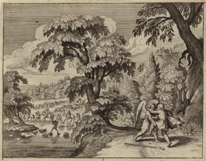 Jacob wrestling the Angel by European School