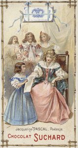 Jacqueline Pascal, French poet, as a child by European School