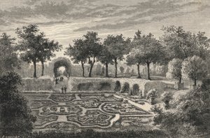 Embroidered Gardens of the Tuileries Under Henry IV (engraving) by European School