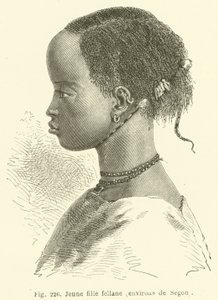 Young Fellane Girl, Environs of Segon by European School
