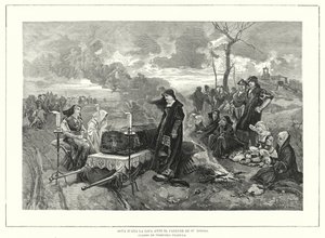 Joanna of Castile before the coffin of her husband, Philip the Fair, Duke of Burgundy by European School