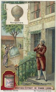 Joseph Montgolfier and the hot air balloon
