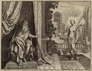 King Solomon composing the Song of Songs in ecstasy by European School
