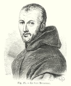 Father Mersenne (engraving) by European School