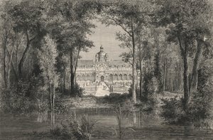 The Tuileries Under Henry IV (engraving) by European School