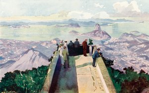 Looking Down from the Eastern Edge of Corcovado Peak, 2,300 Feet by European School
