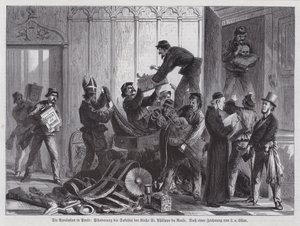 Looting of the sacristy of the Church of St Philippe du Roule, Paris Commune by European School