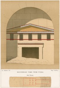 Macedonian tomb from Pydna by European School