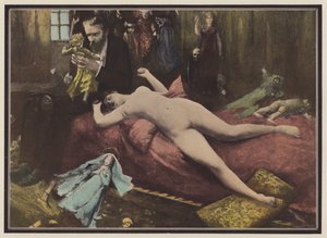 Man with dolls