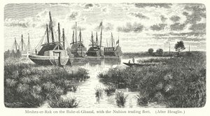 Meshra-er-Rek on the Bahr-el-Ghazal, with the Nubian trading fleet