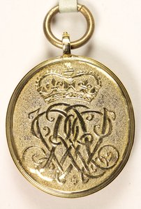 Miniature frame (gold) by European School