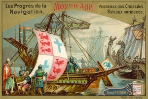 Norman and Crusader ships of the Middle Ages by European School